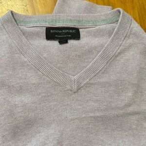 Banana Republic Light purple V-Neck Sweater